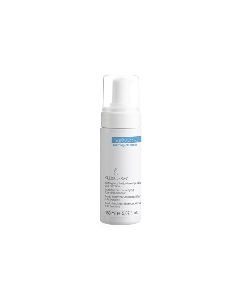 KLERADERM Cleansing Foam - Cleanser with Burdock Extract