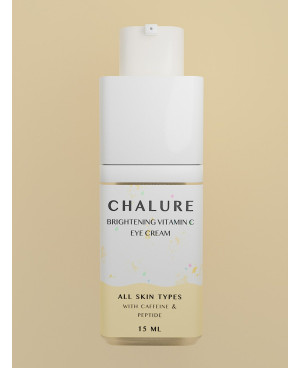 Chalure Brightening Vitamin C Eye Cream with Caffeine and Peptide