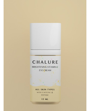 Chalure Brightening Vitamin C Eye Cream with Caffeine and Peptide