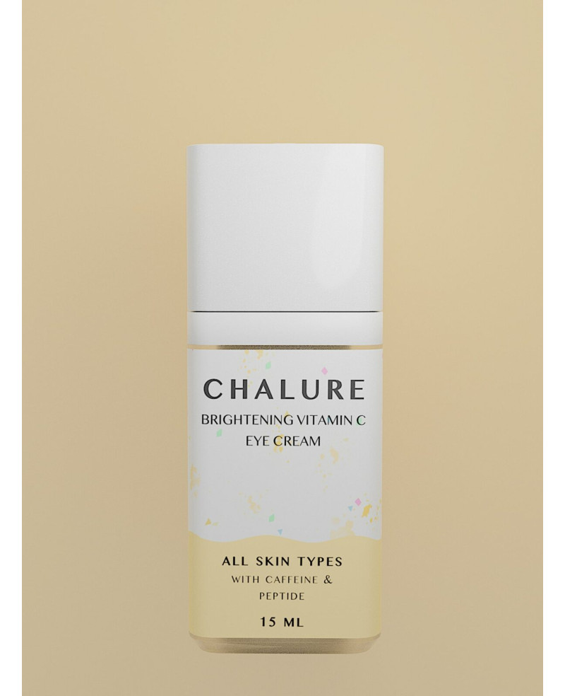Chalure Brightening Vitamin C Eye Cream with Caffeine and Peptide