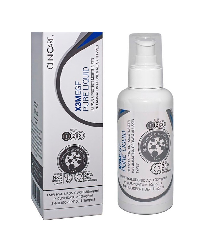 CLINICCARE X3MEGF pure tonic 100ml.