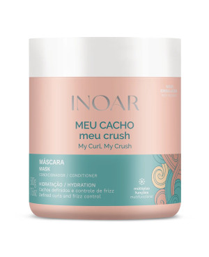 INOAR Meu Cacho, Meu Crush Mask - Moisturizing Hair Mask for Curly Hair 500 g.