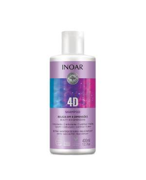 INOAR 4D Shampoo - 4 Dimensional Shampoo 400 ml.