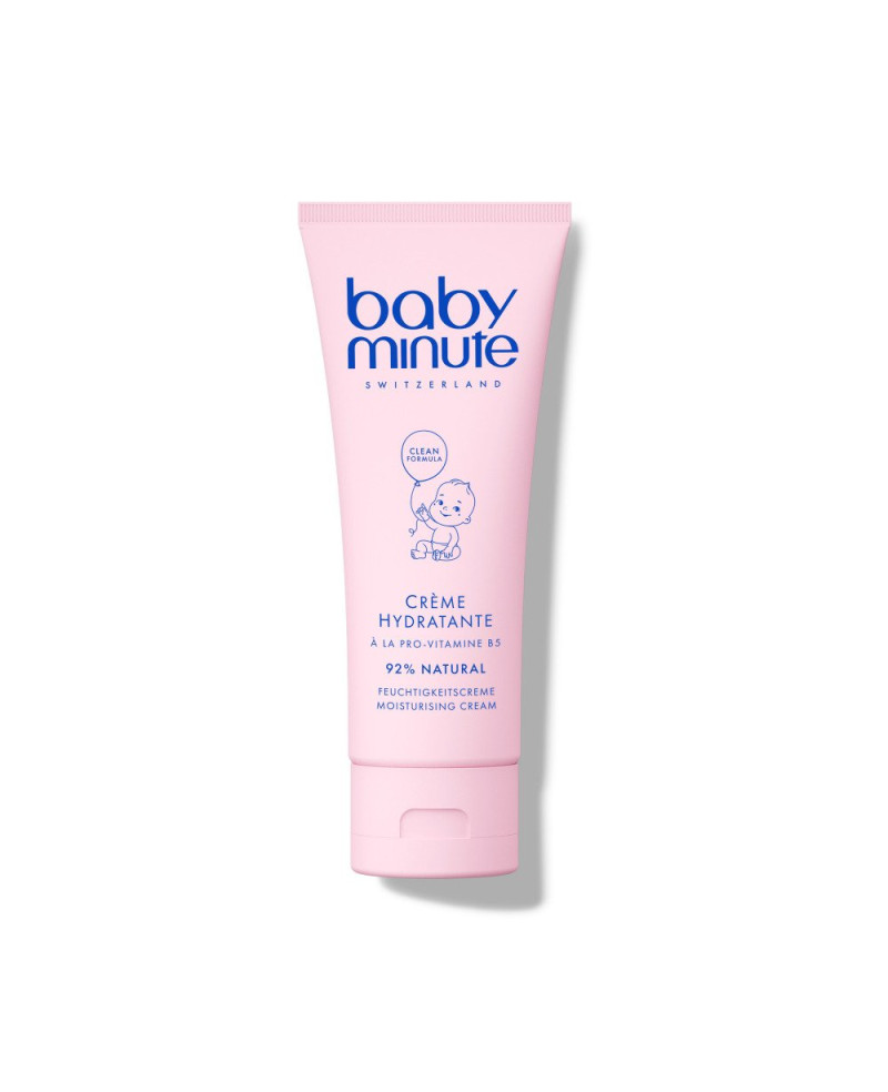 Baby minute moisturizing face cream with panthenol 75ml.