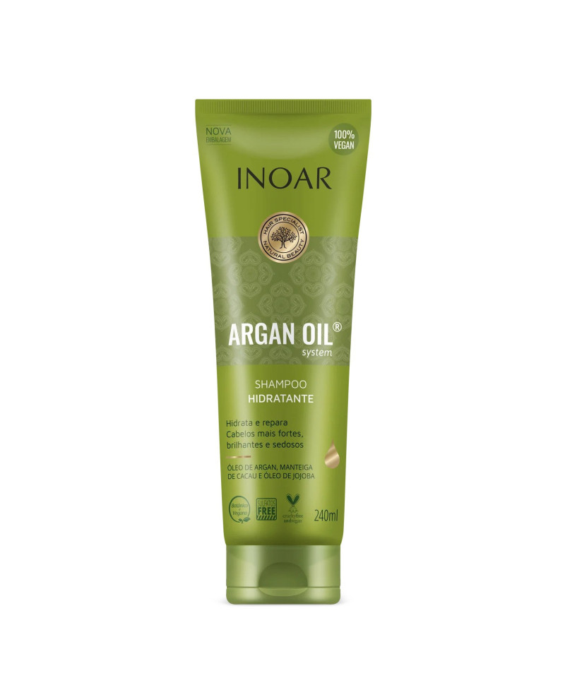 INOAR Argan Oil Shampoo - intensely moisturizing shampoo with Argan oil 240 ml