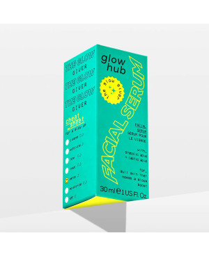 Glow hub the glow giver serum with AHA acids 30ml.