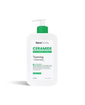 Face facts foaming ceramide cleanser 400ml.