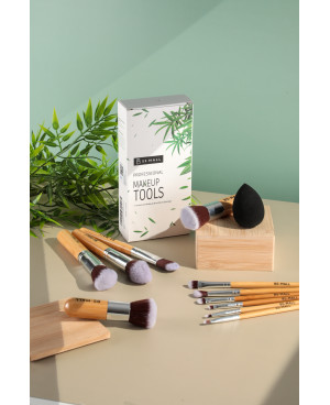 BS-1101 BS Mall 11-piece Makeup Brush Set with Sponge