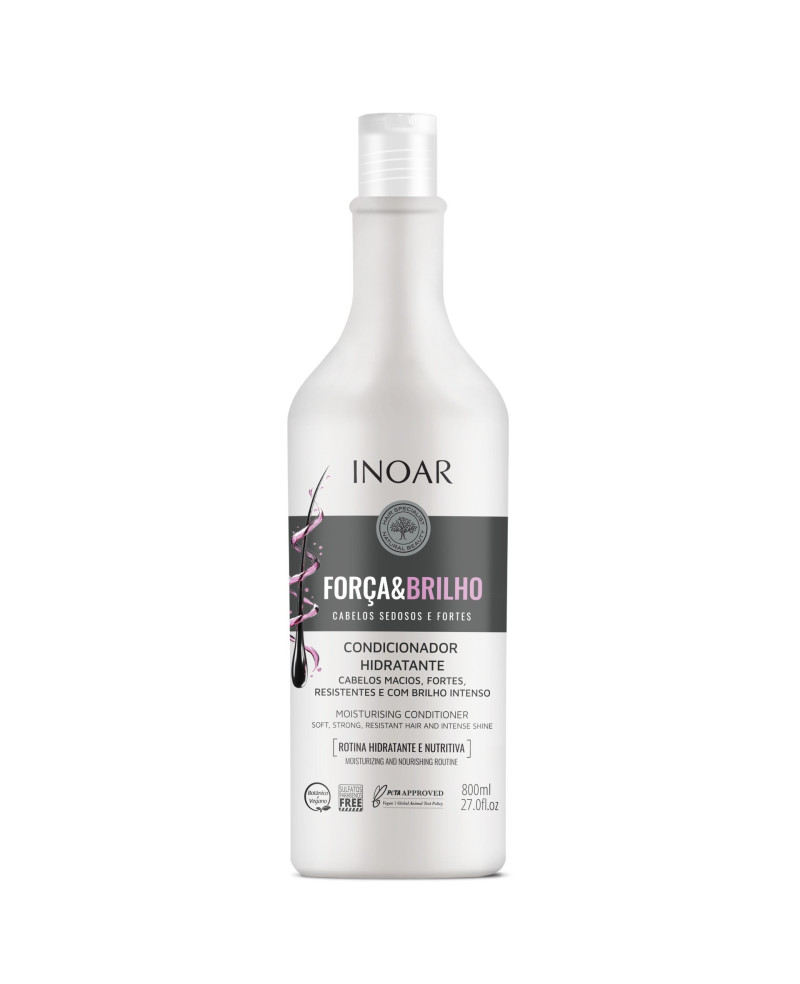 INOAR Força & Brilho Conditioner - Moisturizing Conditioner 800 ml.