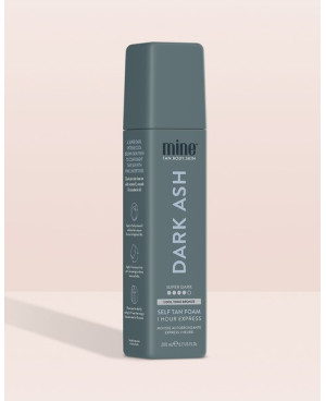 Mine tan Dark ash foam for light skin 200ml.
