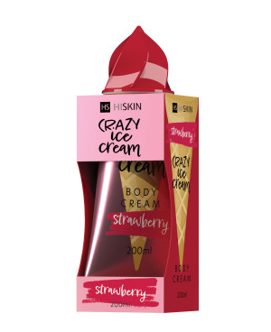 Crazy body cream strawberry ice cream 200ml