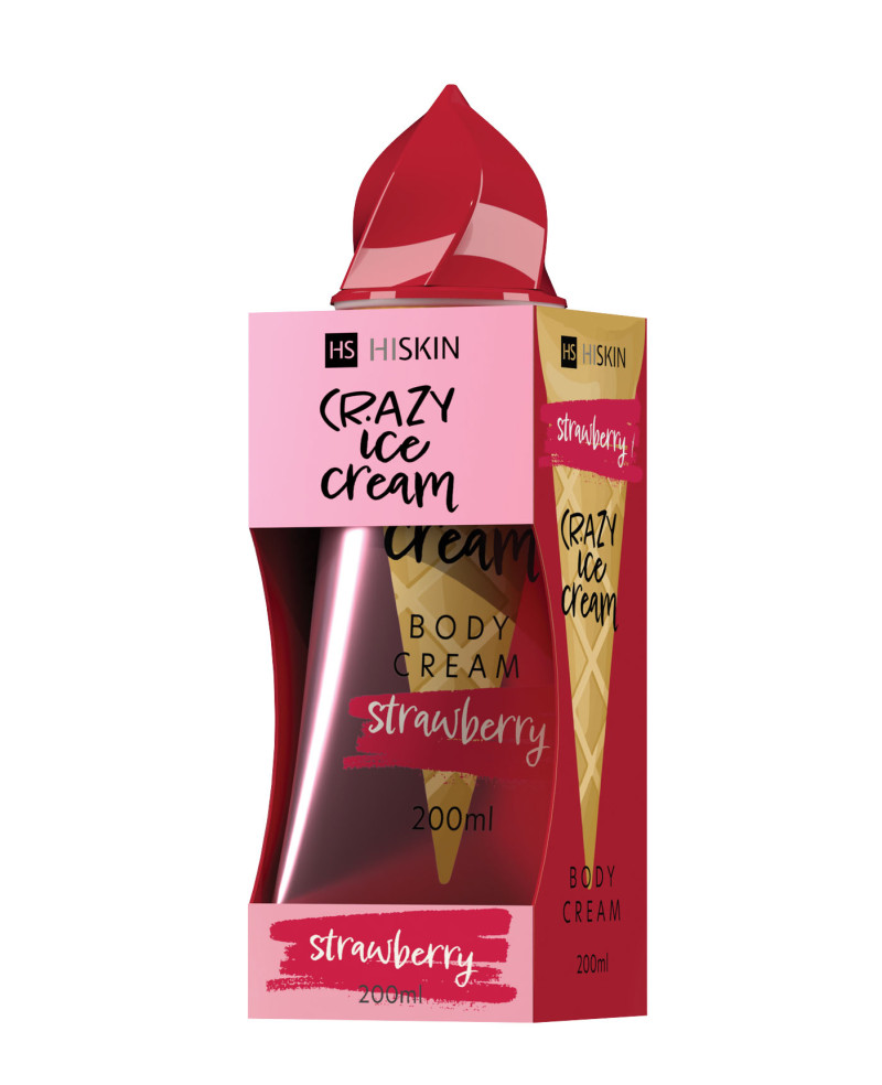 Crazy body cream strawberry ice cream 200ml
