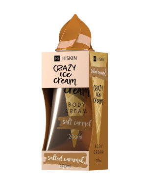 crazy body body cream salty caramel ice cream 200ml