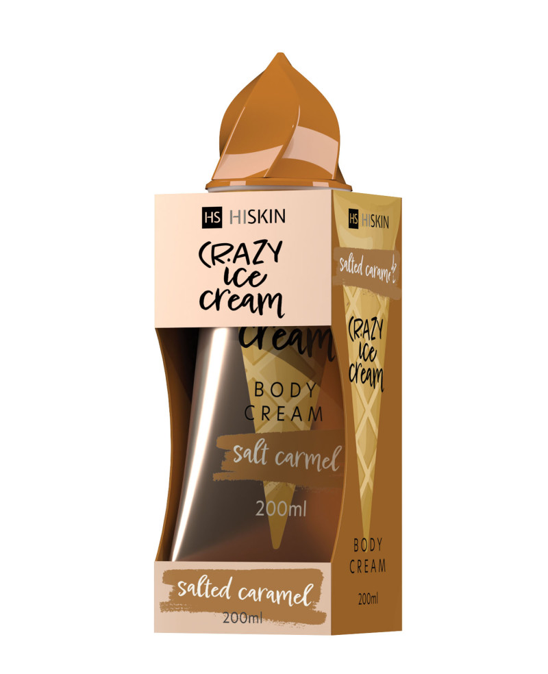 crazy body body cream salty caramel ice cream 200ml