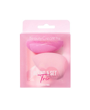 Beauty creations blend&set makeup sponge set