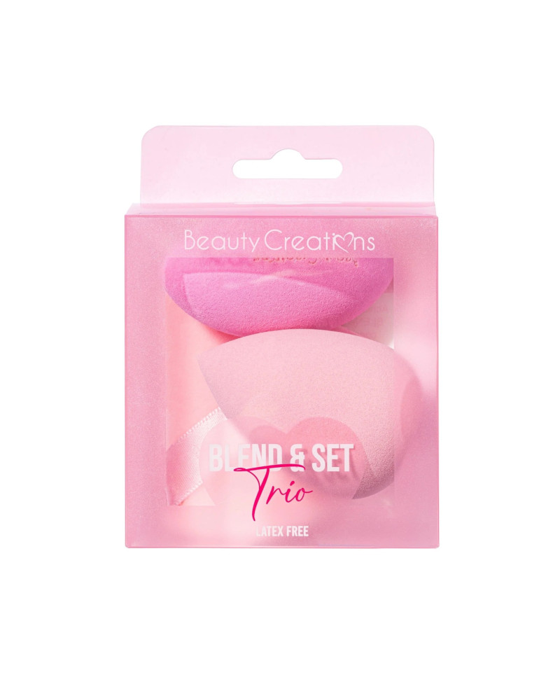 Beauty creations blend&set makeup sponge set