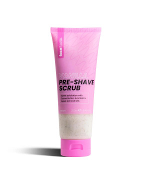 Face facts Pre Shave Vanilla Scrub 250ml