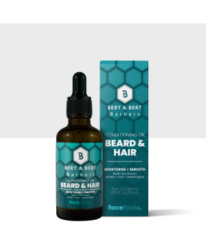 Face facts beard and hair oil for men 50ml