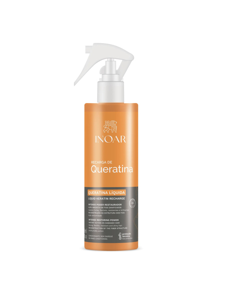 INOAR Queratina Liquid Keratin Recharge - Liquid Spray Keratin 200 ml.