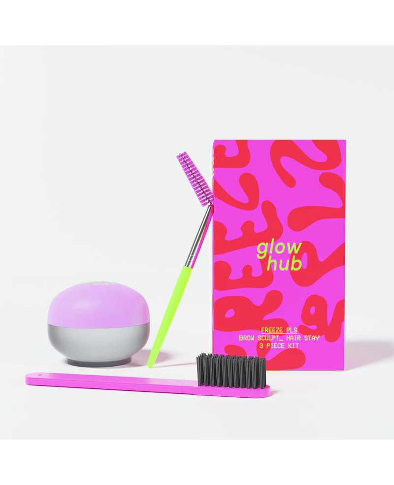 Glow hub "Freeze pls" eyebrow and unruly hair styling kit