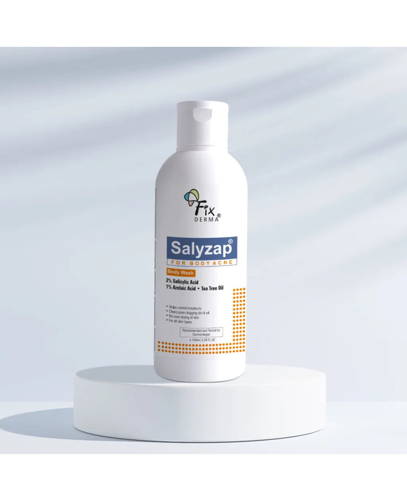 Fixderma Salyzap body wash for acne-prone skin 200ml