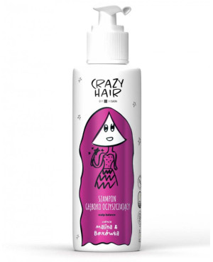 Crazy hair deeply cleansing shampoo raspberry&blueberry 300ml