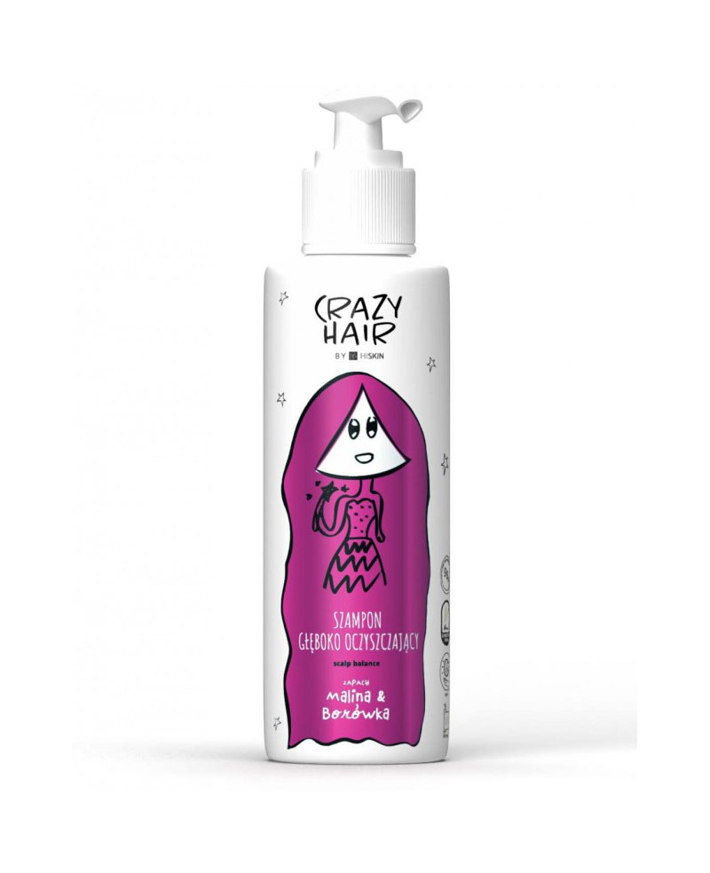 Crazy hair deeply cleansing shampoo raspberry&blueberry 300ml