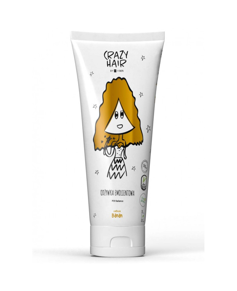 Crazy hair conditioner for dry and porous hair Banana 250ml