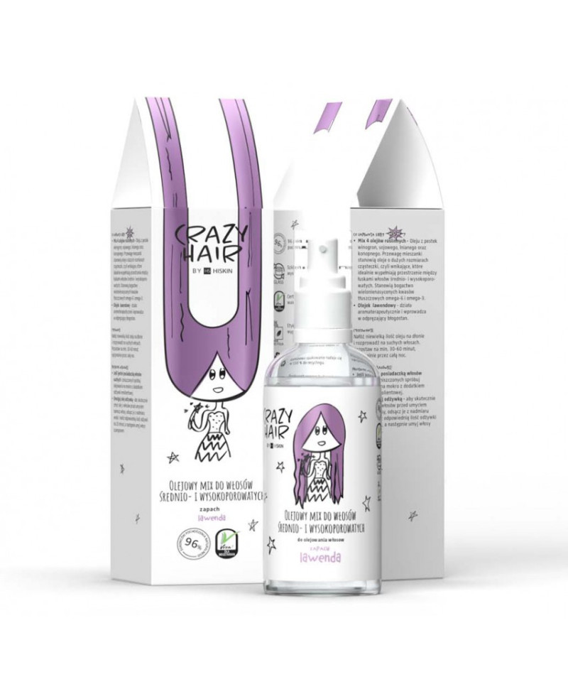 Crazy hair lavender hair mix for medium and high porosity hair 100ml