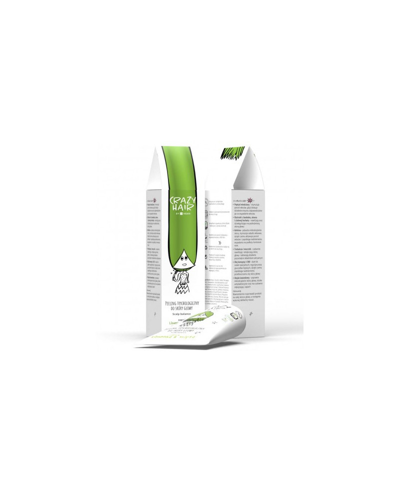 Crazy hair Scalp scrub "Lime&mint" 100ml.