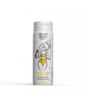 Crazy body shimmering body wash "Pinacolada" 250ml