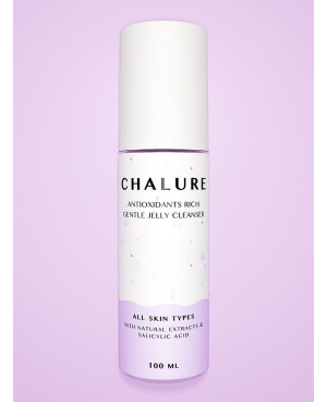 Chalure gel cleanser with natural extracts and salicylic acid
