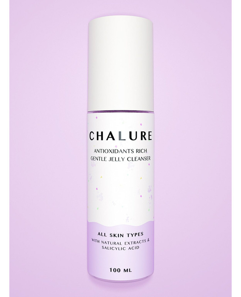 Chalure gel cleanser with natural extracts and salicylic acid
