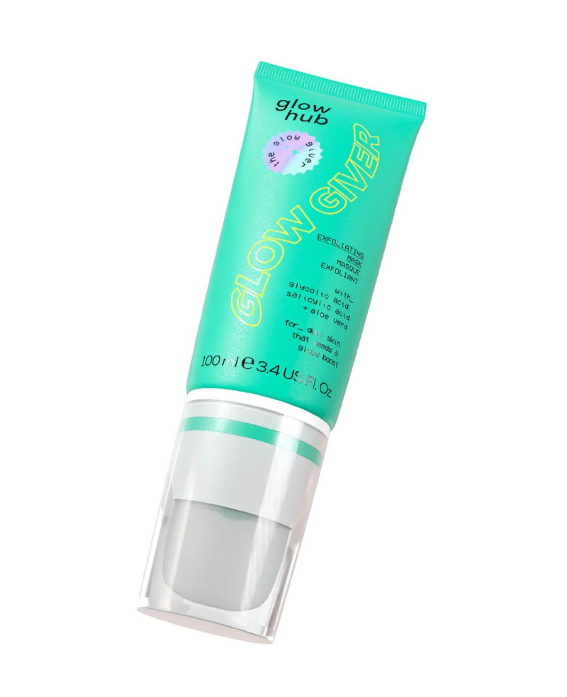 Glow hub glow giver exfoliating mask for radiant skin 100ml.