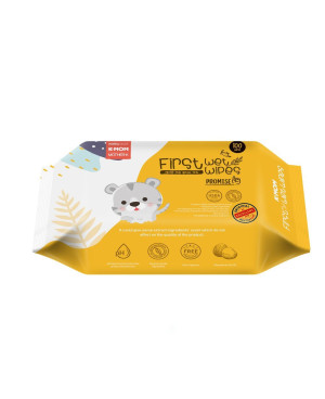 K-MOM Organic Wet Wipes “Gray Bear” (100 pcs)