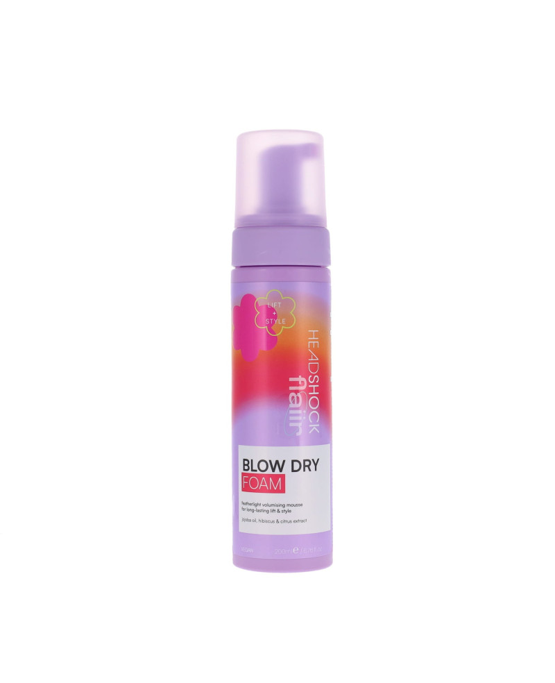 Face facts headshock blow dry hair styling mousse 200ml.