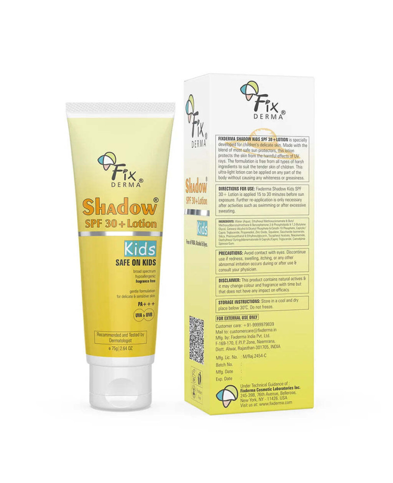 Fixderma hypoallergenic SPF30 for children 75g.