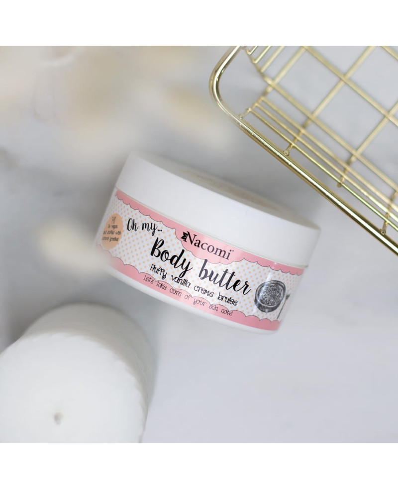 Nacomi body butter vanilla&creme brulee 100ml.