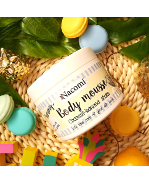 Nacomi Moisturizing Body Soufflé “Coconut and banana shake” 180ml.