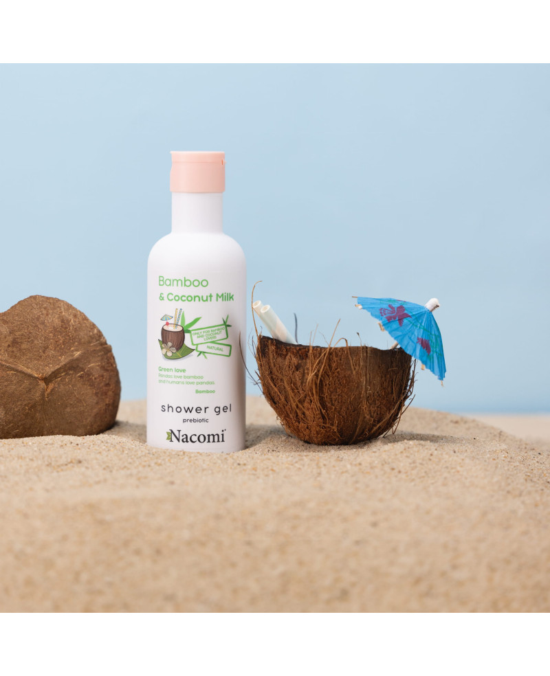 Nacomi shower gel “Bamboo&coconut milk” 300ml.