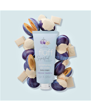 Fluff body cream “Plums in chocolate” 150ml.