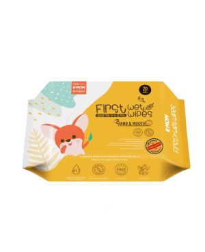 K-MOM Hand and Mouth Wet Wipes “Voverė” (20 pcs)