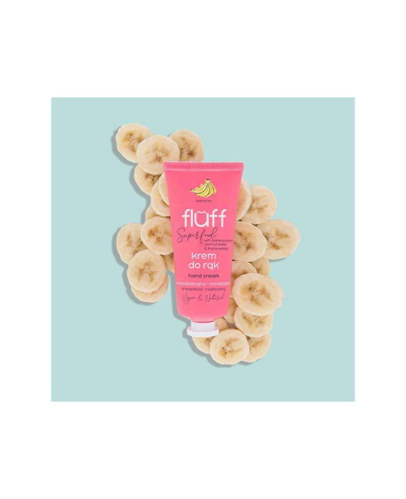 Fluff Antibacterial Hand Cream "Banana" 50ml
