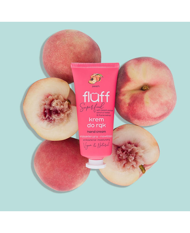 Fluff Antibacterial Hand Cream “Peach” 50ml