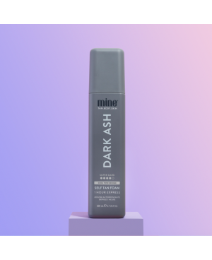 Mine tan Dark ash foam for light skin 200ml.