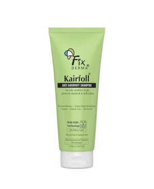Fixderma Kairfoll Shampoo for Flaky and Oily Scalp 100ml.