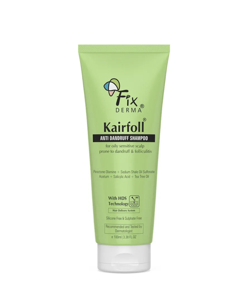 Fixderma Kairfoll Shampoo for Flaky and Oily Scalp 100ml.