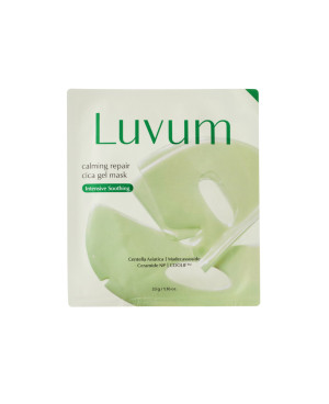 Luvum “calming repair” gel sheet mask