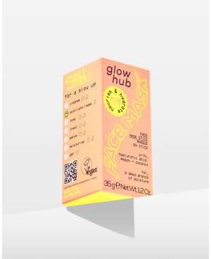 Glow hub nourish&hydrate peach mask stick moisturizing mask 35g