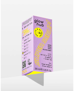 Glow hub purify&brighten super balancing serum 30ml